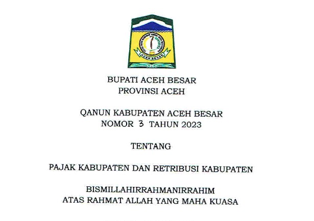 Tarif Pelayanan RSUD Kab. Aceh Besar
